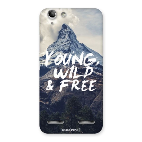 Young Wild and Free Back Case for Vibe K5 Plus